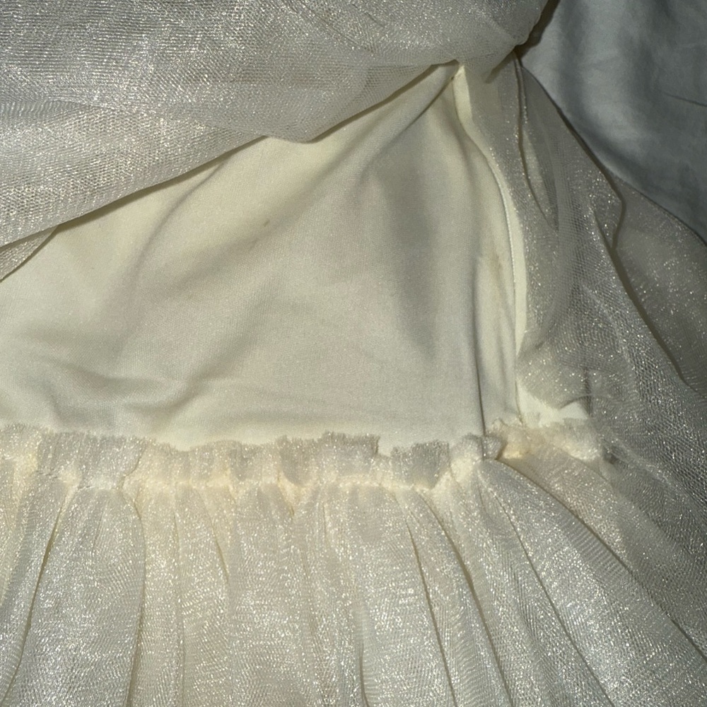 Betsey Johnson Cream Tiered Mini Dress - Picture 10 of 10